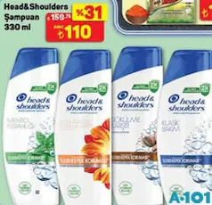 HEAD & SHOULDERS ŞAMPUAN 330 ML HEAD & SHOULDERS ŞAMPUAN 330 ML